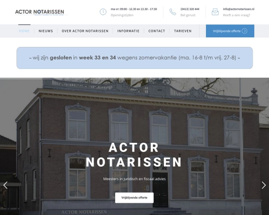 Actor Notarissen Logo