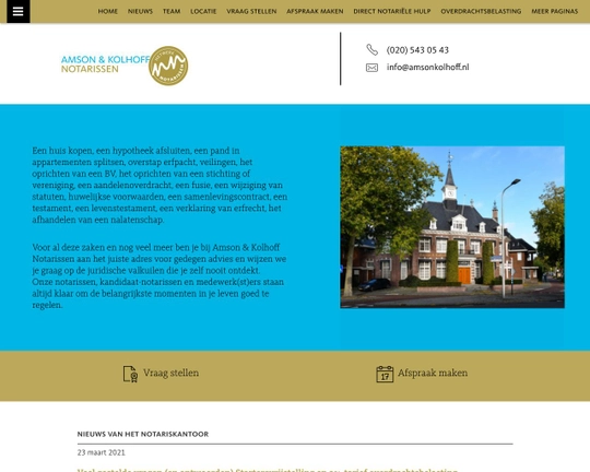 Amson & Kolhoff Notarissen Logo
