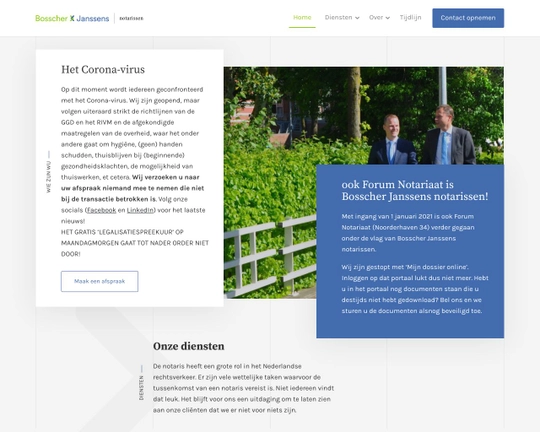 Bosscher & Janssens notarissen Logo