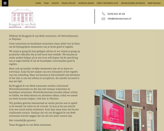 Bruggink & van Beek notarissen Logo