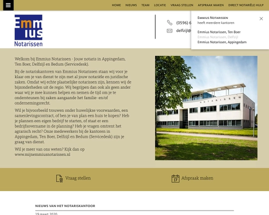 Emmius Notarissen Logo