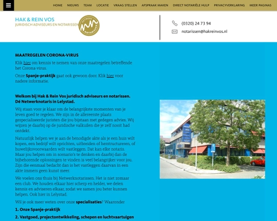 Hak  Rein Vos Notarissen Logo