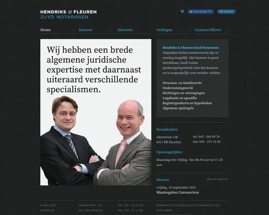 Hendriks & Fleuren Zuyd notarissen Logo