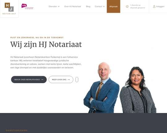 HJ notariaat Logo