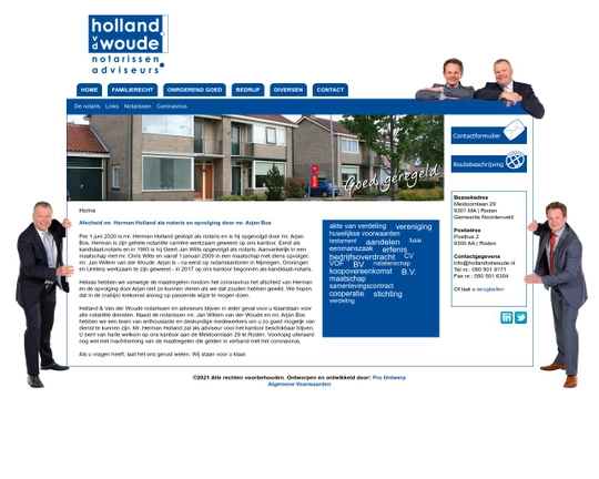 Holland vd Woude Logo