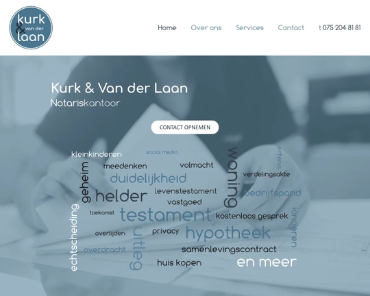Kurk & Van der Laan Logo