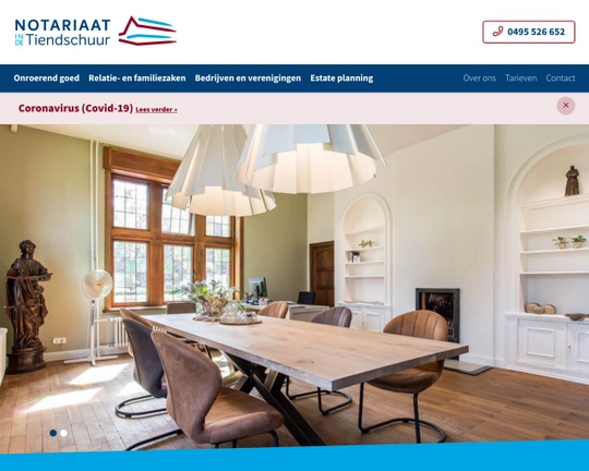 Notariaat in de Tiendschuur Logo