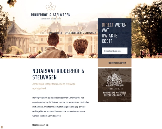 Notariaat Ridderhof & Stelwagen Logo