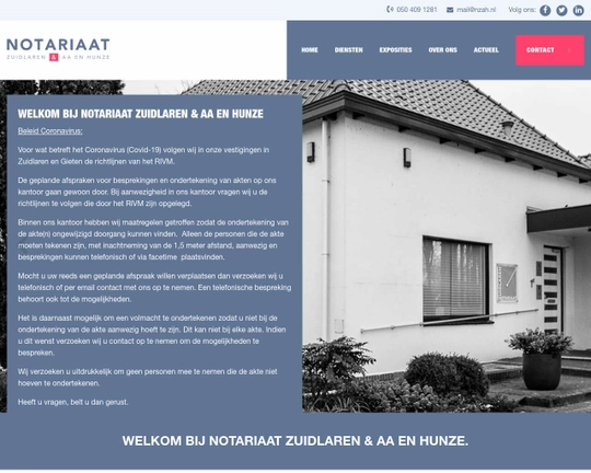 Notariaat Zuidlaren & AA en Hunze Logo