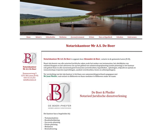 Notariskantoor Mr A.S. De Boer Logo