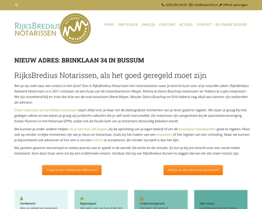 Notariskantoor RijksBredius Logo