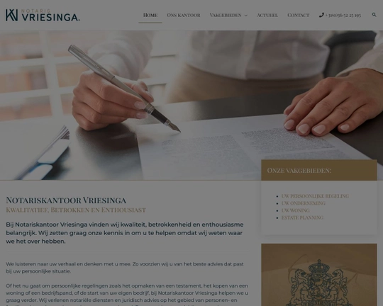 Notariskantoor Vriesinga Logo