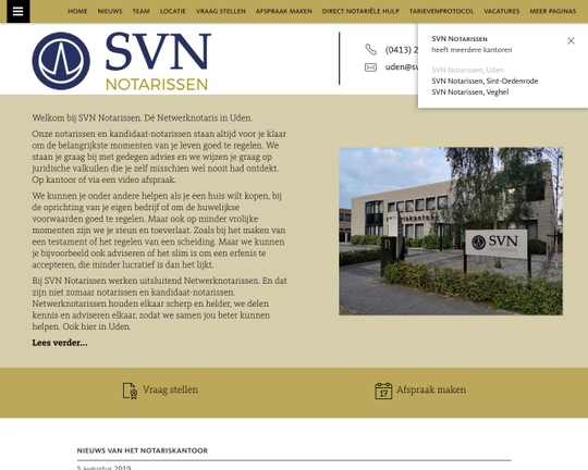 Schepers & Van Nunen netwerknotarissen Logo