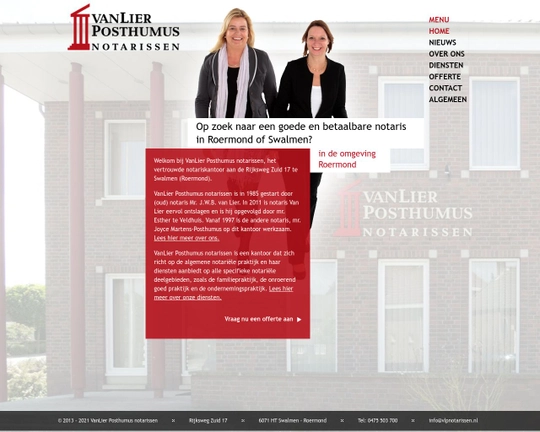 Van Lier Posthumus notarissen Logo