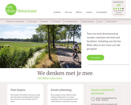 Van Rhijn notarissen Logo