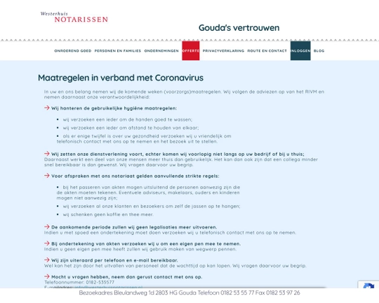Westerhuis Notarissen Logo